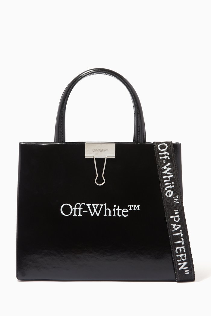 

Logo Mini Box Bag in Leather, Black