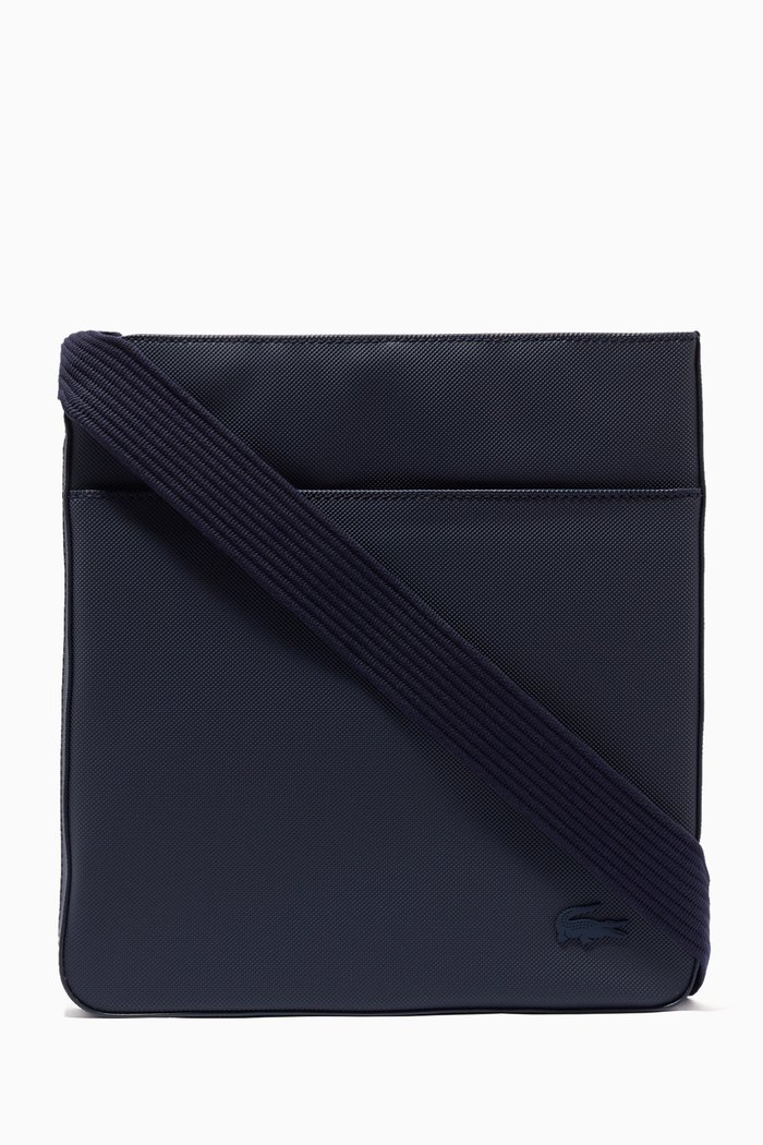 Classic Flat Bag in Petit Piqué, Blue