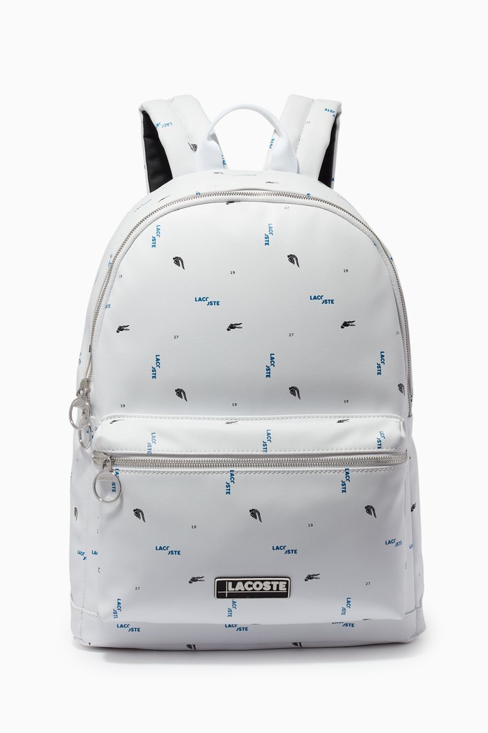 

LCST Backpack in Logo PVC, White
