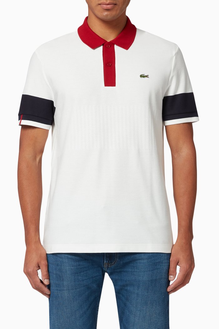 

Made in France Regular Fit Organic Cotton Polo Shirt, White