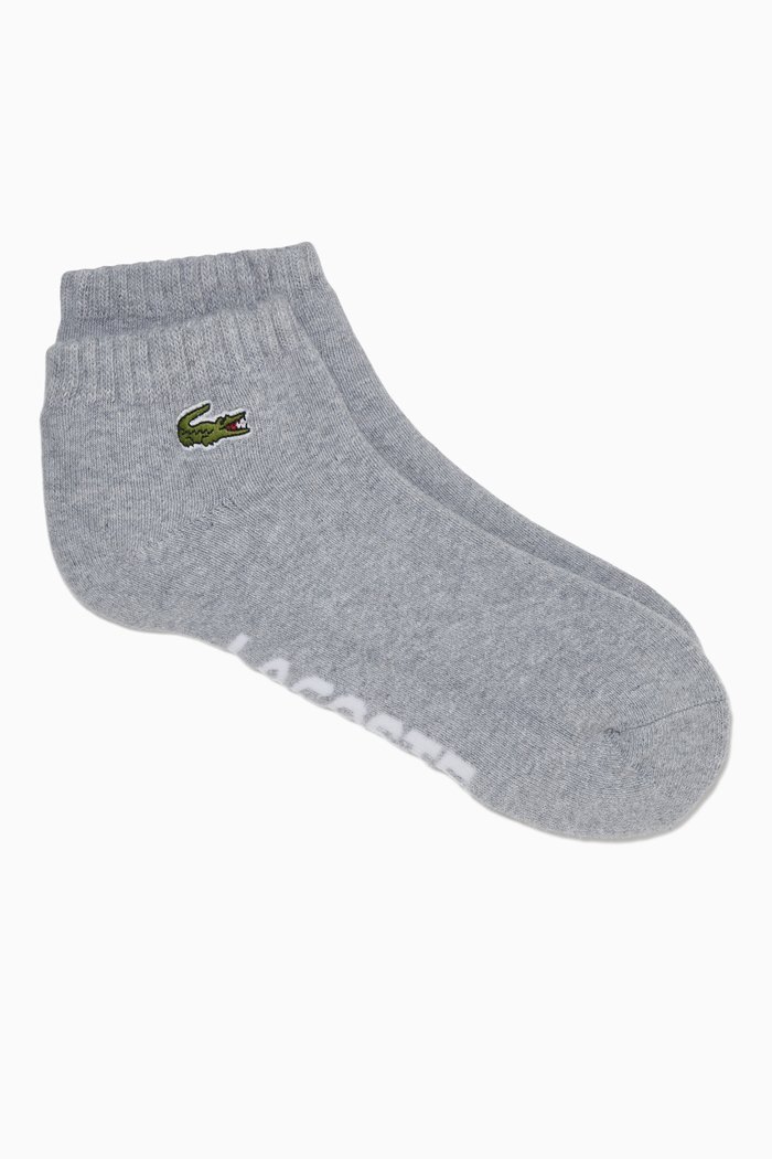 

Sport Low-Cut Cotton Socks, Grey