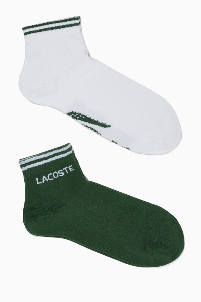 

Sport Cotton Socks, Set of 2, Green
