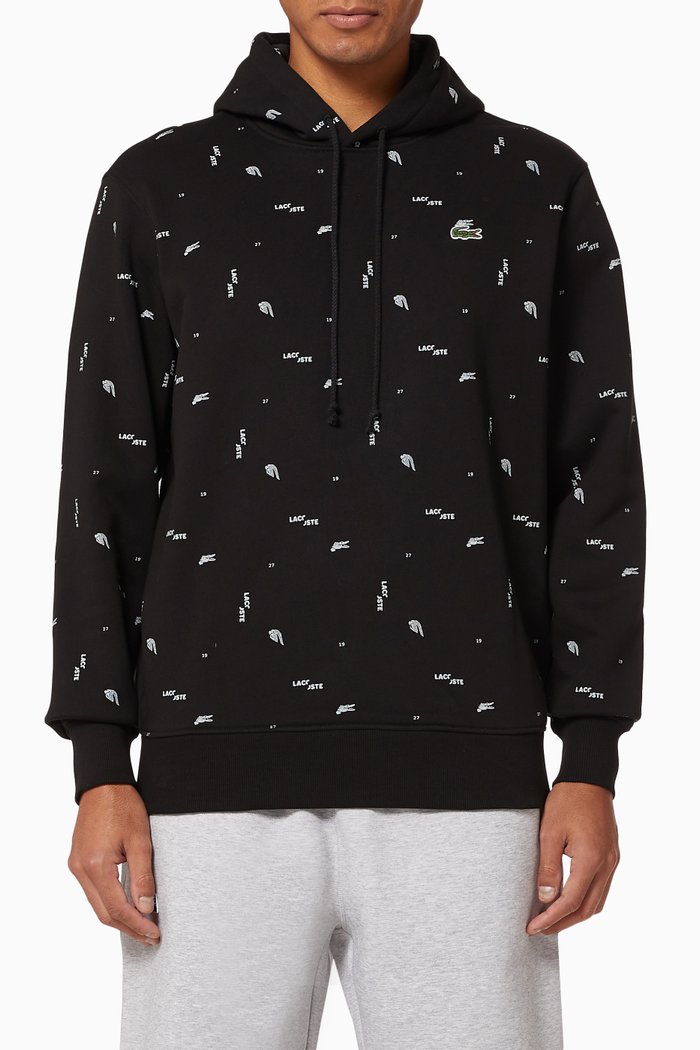 

Live Cotton Fleece Hooded Sweatshirt, Multicolour