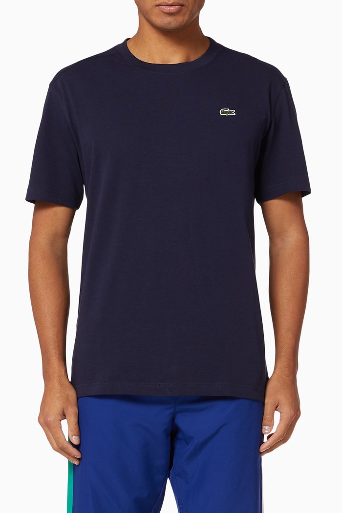 

Sport Technical Cotton Tennis T-Shirt, Blue
