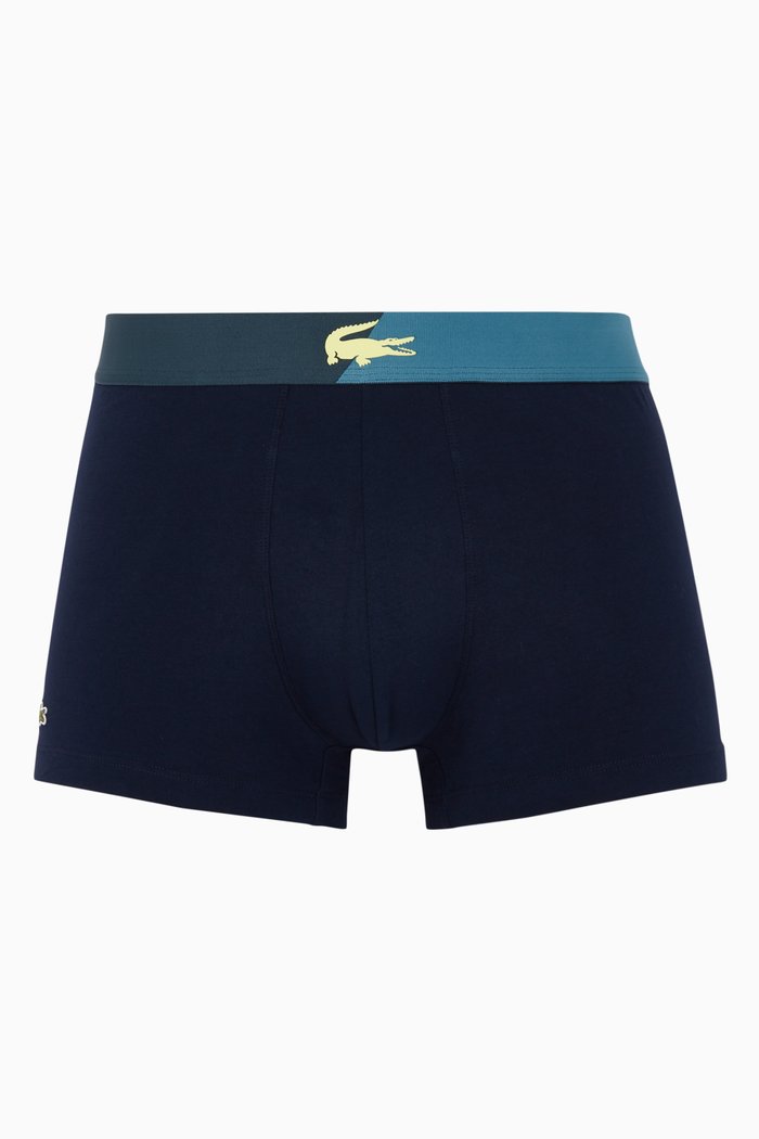 

Casual Cotton Jersey Boxer Brief, Set of 3, Blue