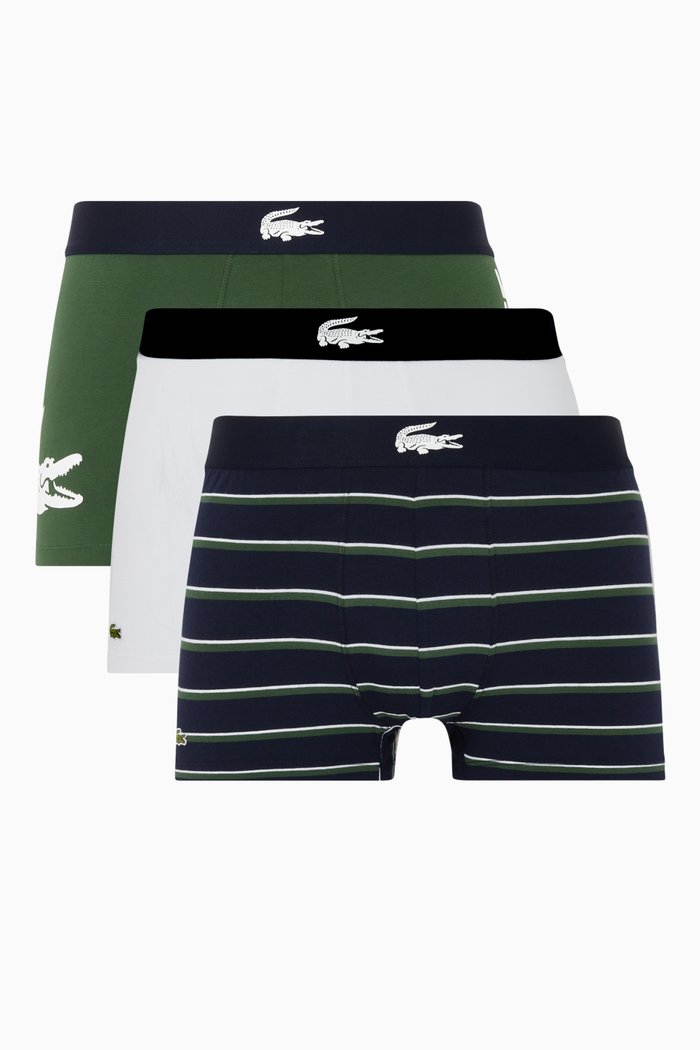 

Casual Cotton Jersey Boxer Brief, Set of 3, Green