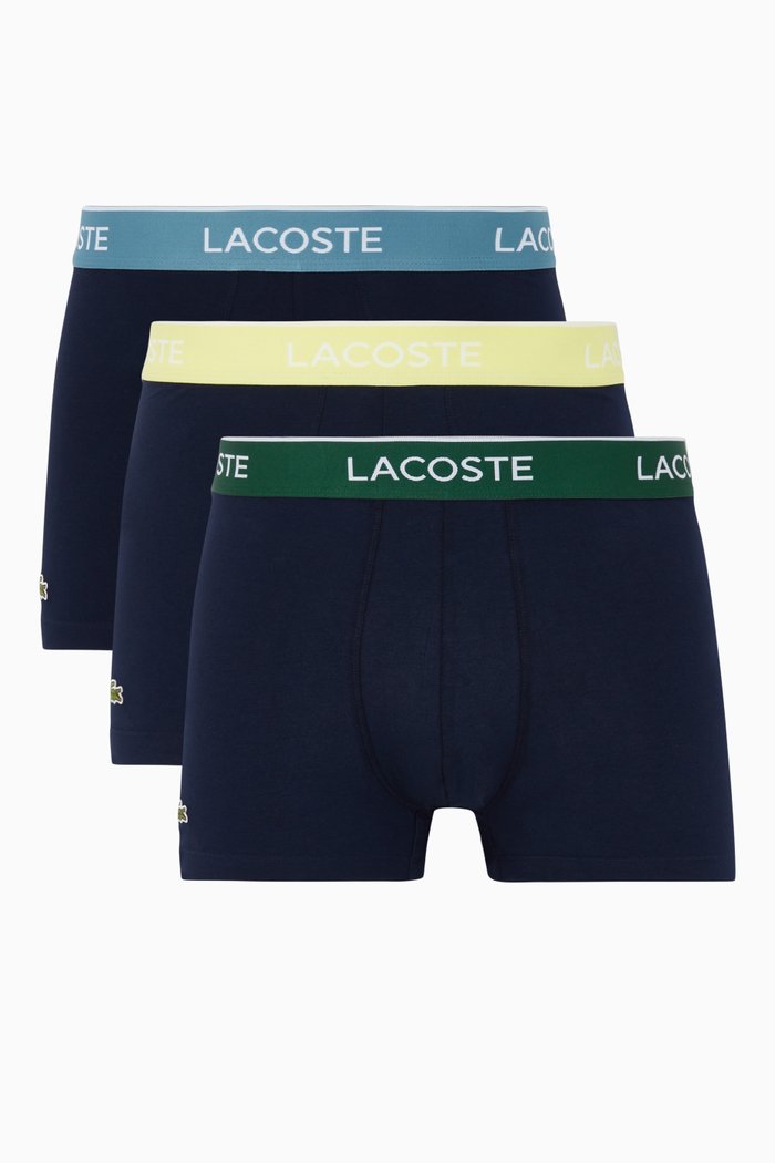 

Casual Cotton Jersey Boxer Brief, Set of 3, Blue