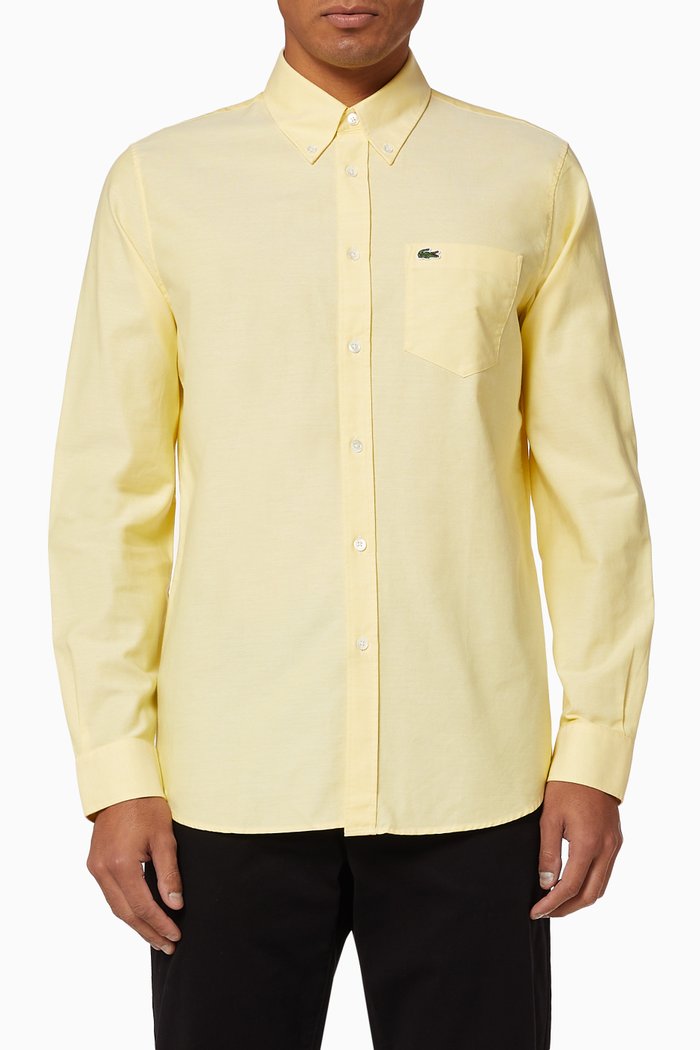 

Regular Fit Oxford Cotton Shirt, Yellow