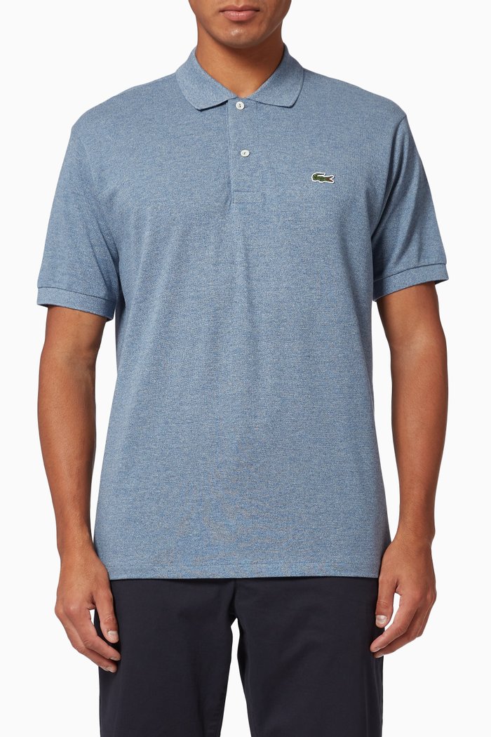 

L.12.12 Classic Fit Cotton Piqué Polo Shirt, Blue