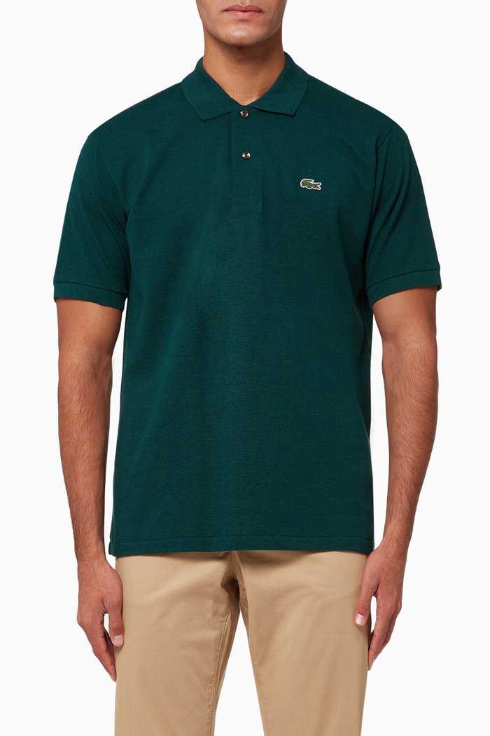 

L.12.12 Classic Fit Cotton Piqué Polo Shirt, Green