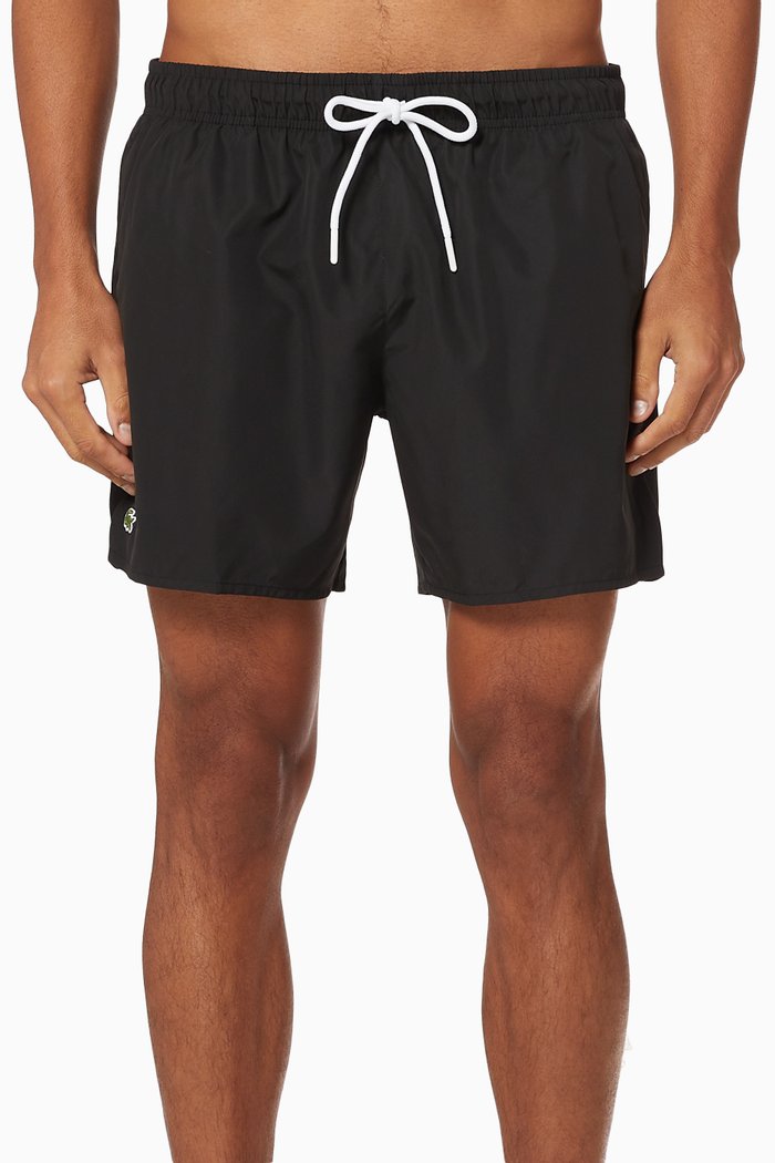 

Light Quick-Dry Swim Shorts, Black