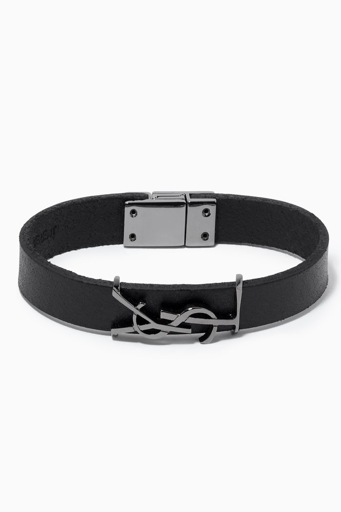 

Opyum Bracelet in Smooth Leather, Black