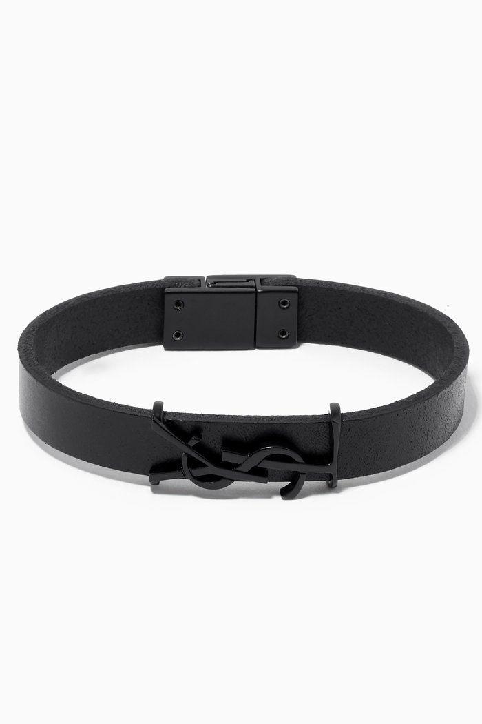 

Opyum Bracelet in Smooth Leather, Black