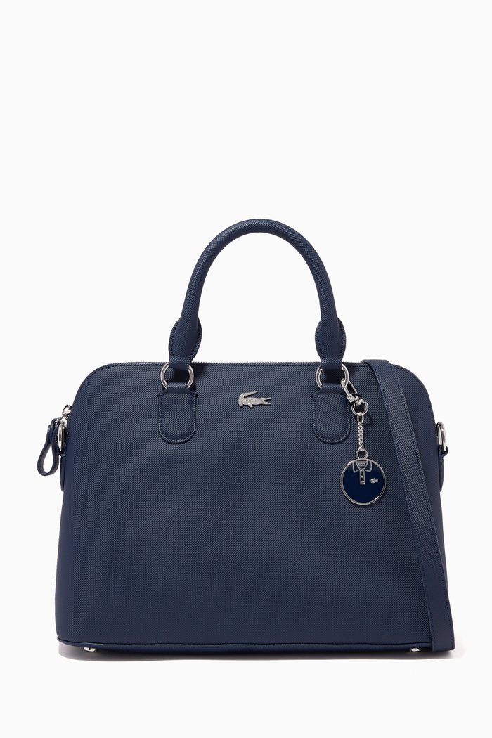

Daily Classic Bugatti Bag in Coated Petit Piqué, Blue