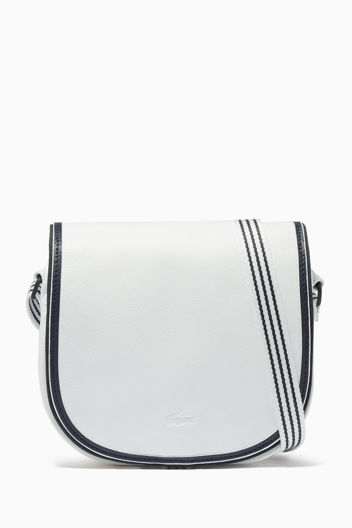 

Court Line Small Hobo Bag in Leather, Multicolour