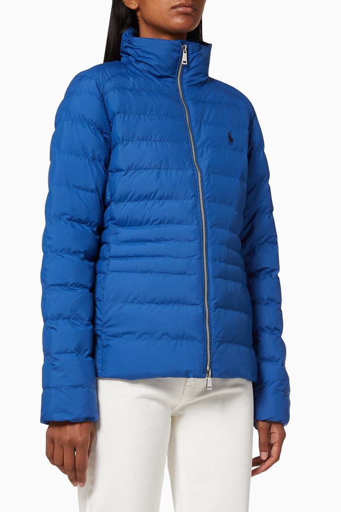 

Nylon Packable Jacket, Blue