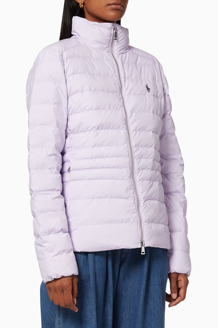 

Nylon Packable Jacket, Purple