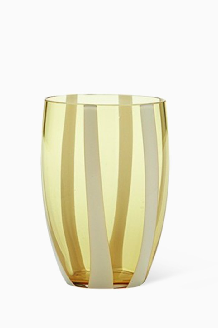 

Gessato Glass Tumbler, Set of 6, Multicolour
