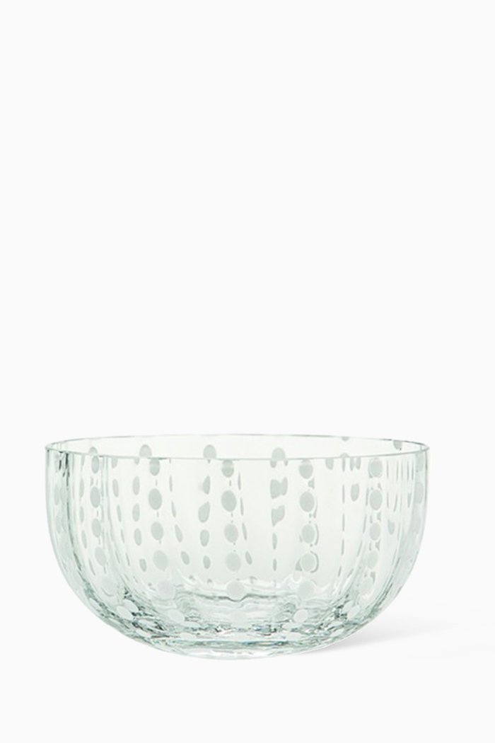 

Perle Glass Big Bowl, Multicolour