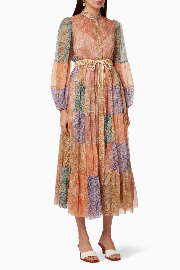 

Brighton Tiered Dress, Multicolour