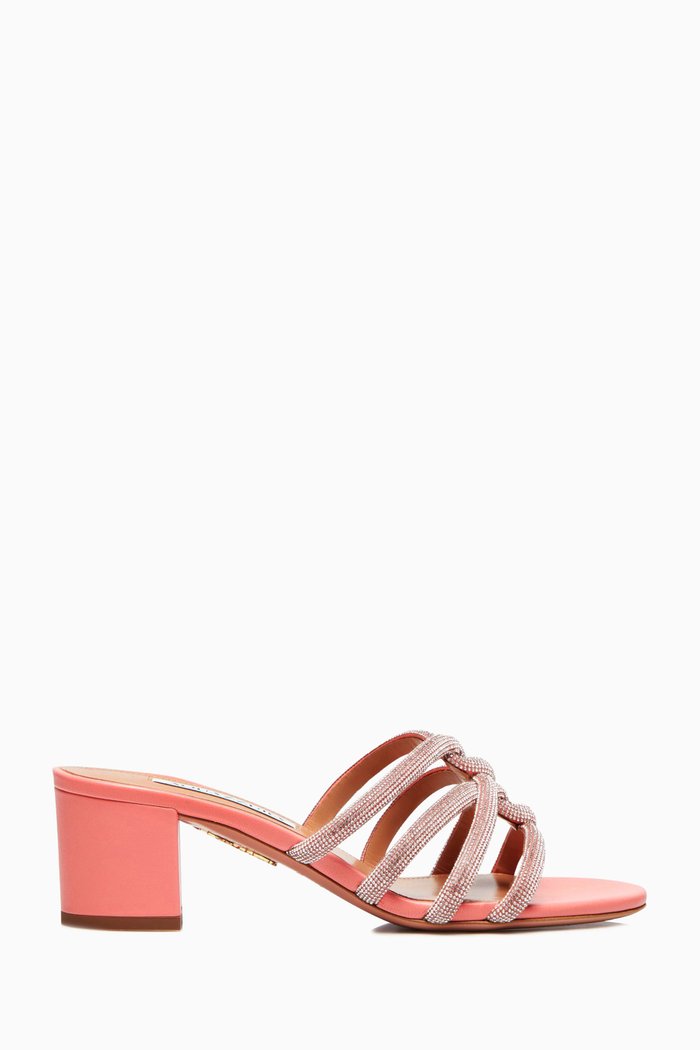 

Moondust 50 Mules in Nappa Leather, Neutral