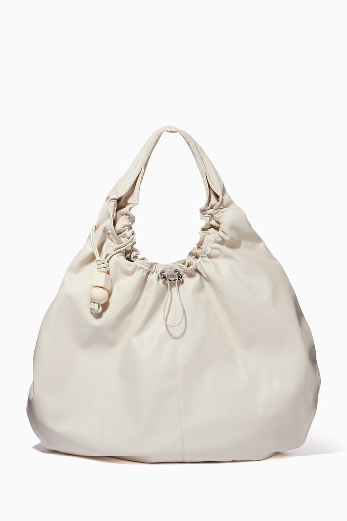 

Hobo XL Bag in Eco Leather, White
