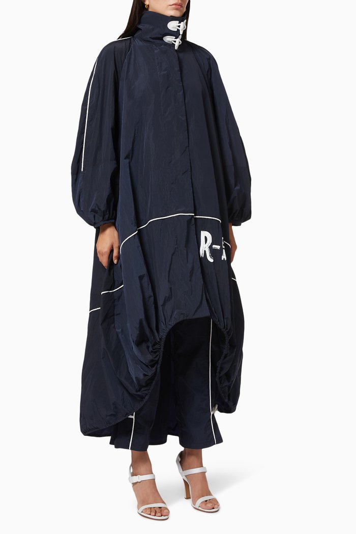 

R-EAcycle Capsule Nylon Trenchcoat, Blue