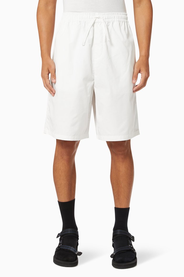 

Save The Earth Cotton Shorts, White