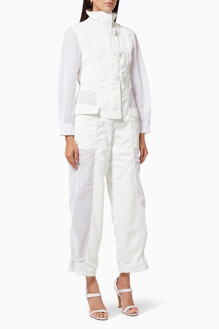 R-EAcycle Capsule Collection Jumpsuit, White