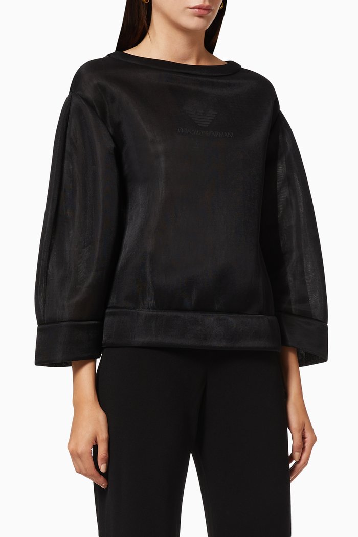 

EA Eagle Jersey Sweatshirt, Black