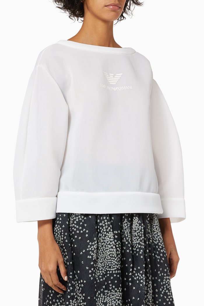 

EA Eagle Jersey Sweatshirt, White