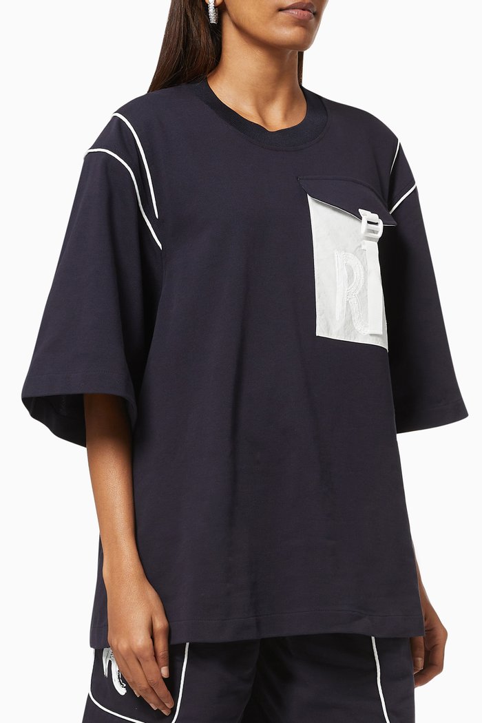 

R-EAcycle Capsule T-shirt in Jersey, Blue