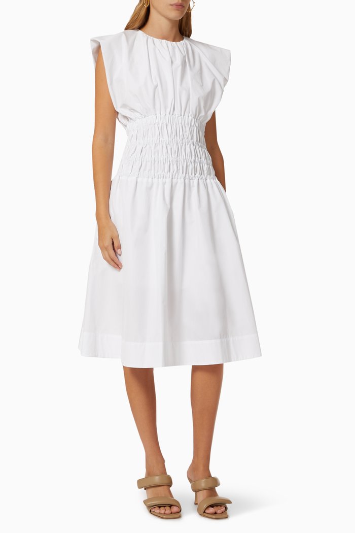 

Jasmin Dress in Cotton, White