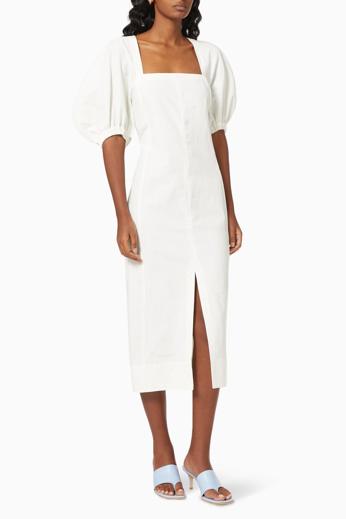 

Penelope Puff Dress, Neutral