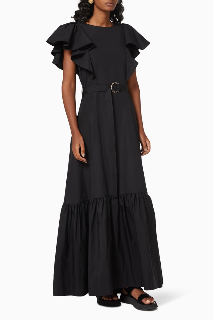 

Julia Dress in Linen, Black