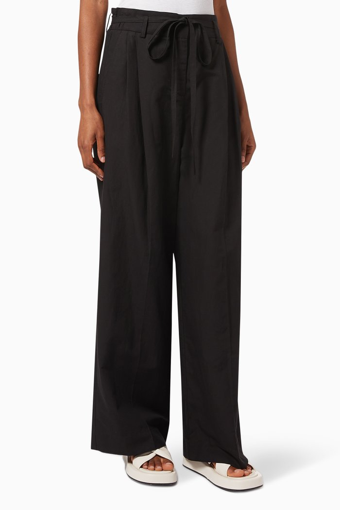 

Iisti Pants in Cotton, Black