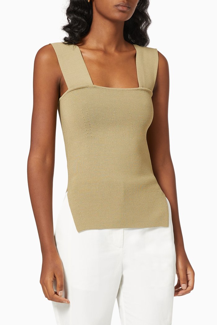 

Rina Knit Top, Brown