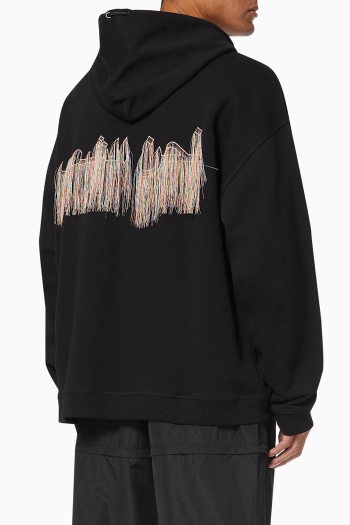 

Haqq "We are the People" Cotton Hoodie, Black