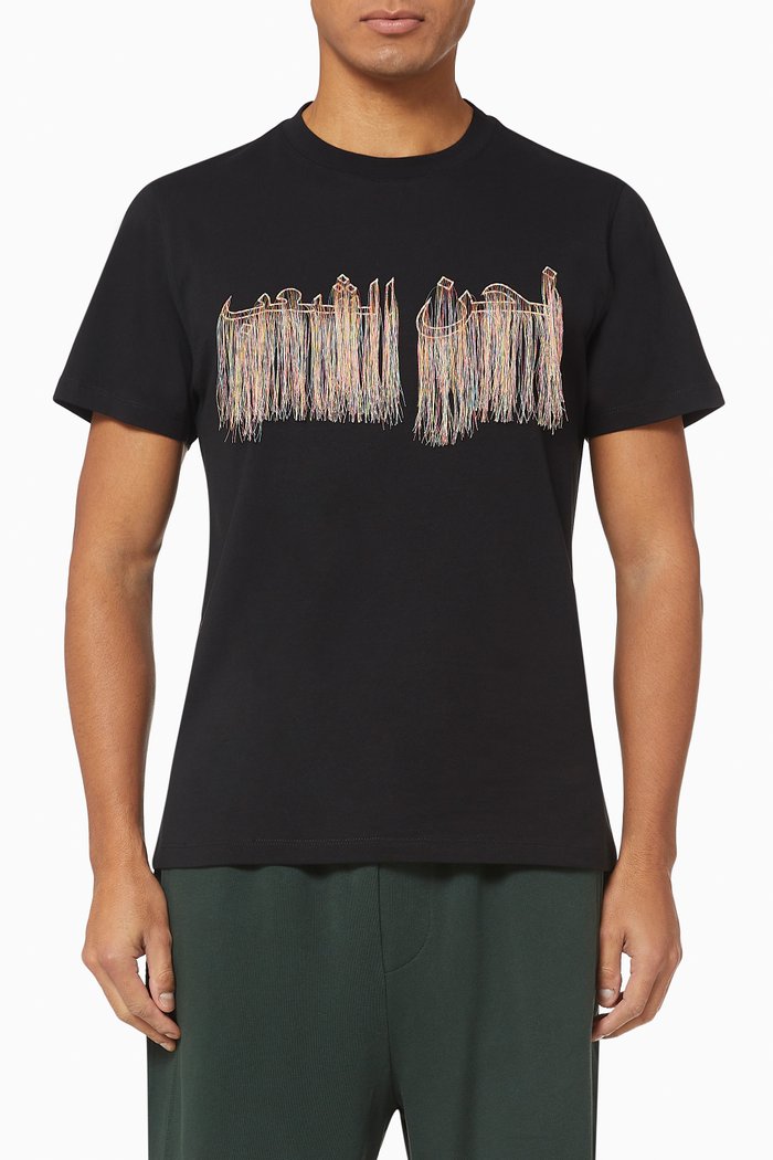

"We are the People" Cotton T-Shirt, Black