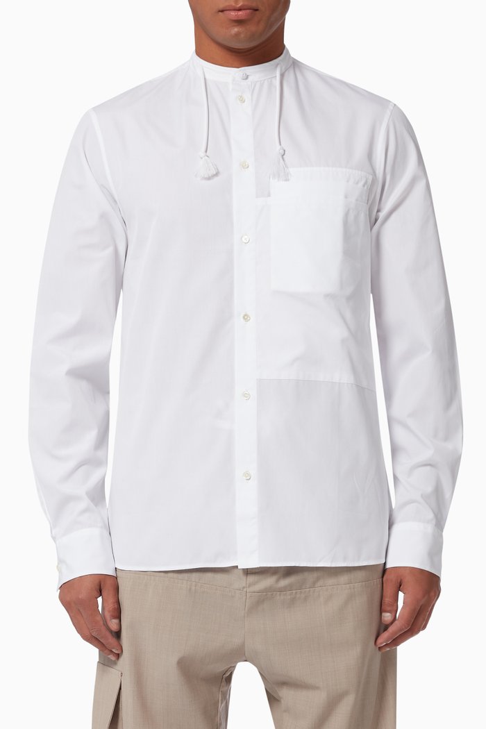 

Saud Shirt in Cotton, White