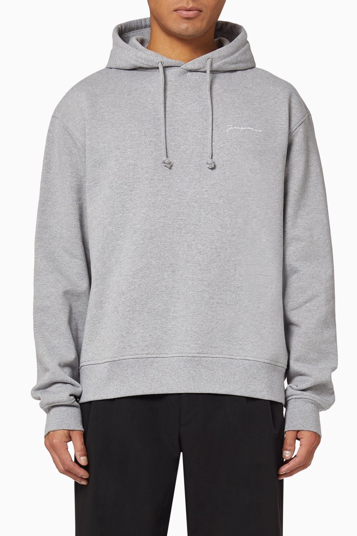

Le Sweatshirt Jacquemus in Organic Cotton, Grey