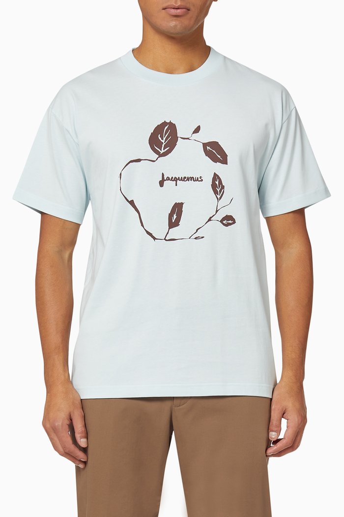 

Le T-shirt Jean in Cotton, Blue
