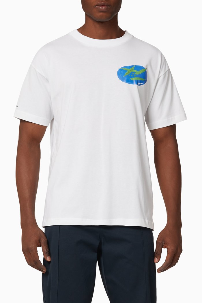 

Le T-shirt Haricots in Cotton, White