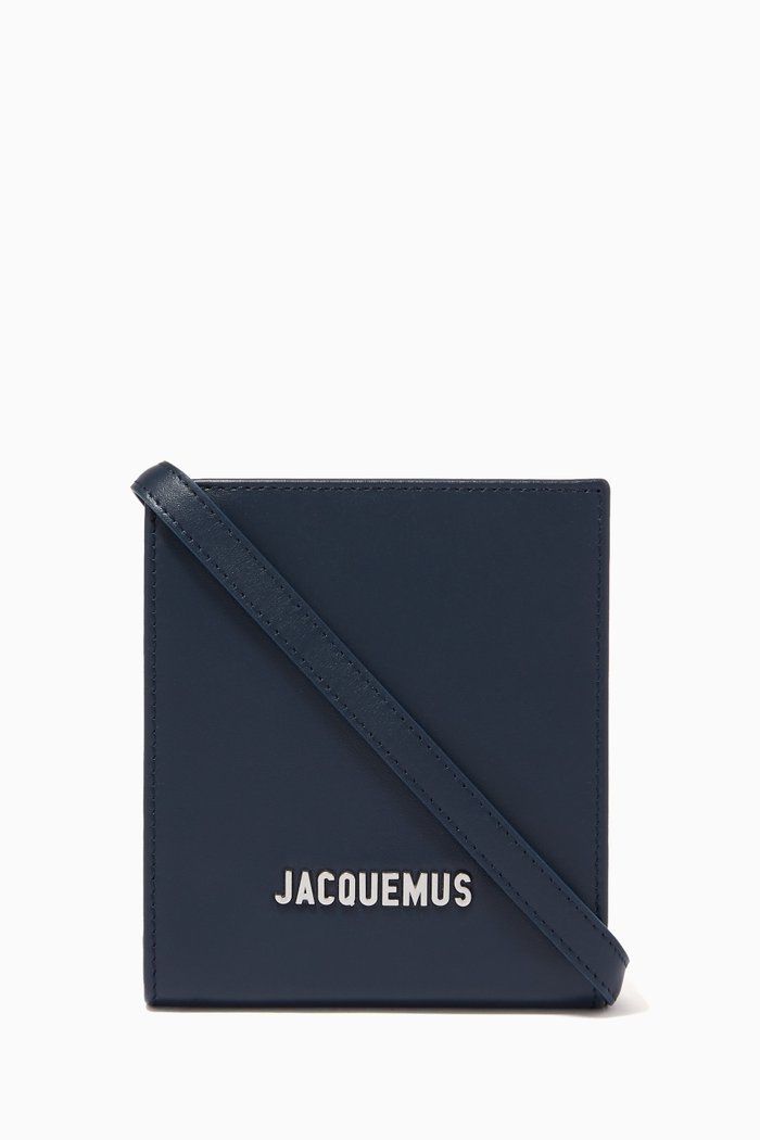 

Le Gadjo Wallet on Strap in Leather, Blue
