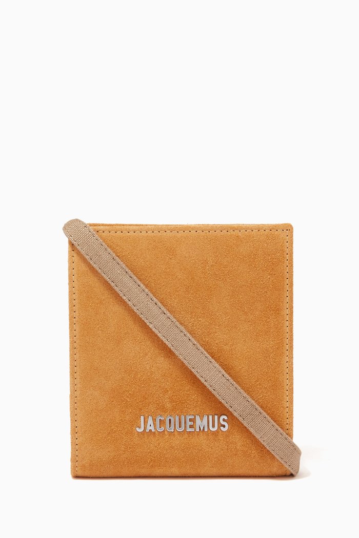 

Le Gadjo Wallet on Strap in Leather, Yellow