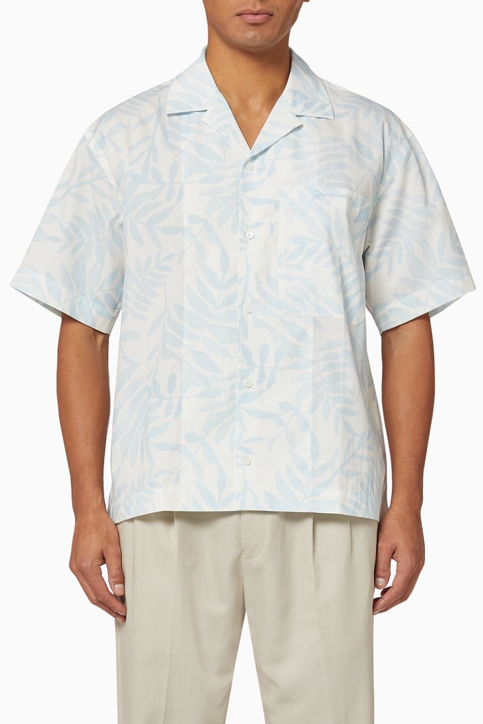 La Chemise Jean in Organic Cotton, Blue