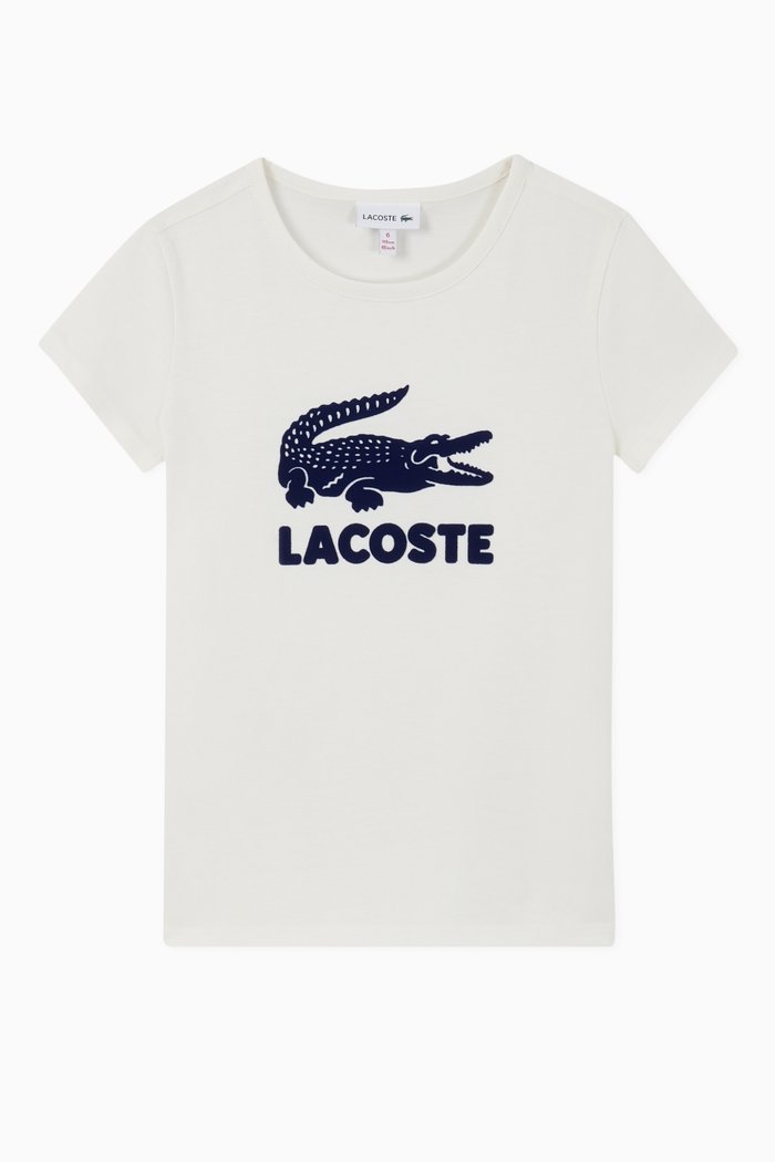

Logo Cotton T-Shirt, White