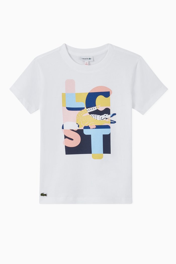 

Graphic Logo Cotton T-Shirt, White
