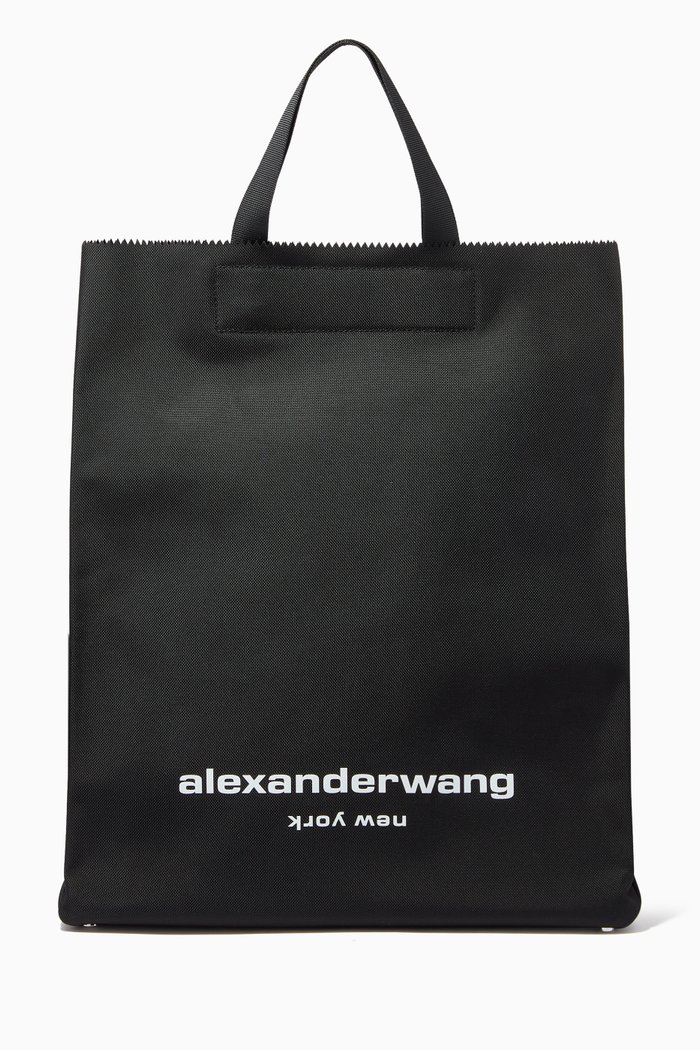 

Lunch Bag Tote in Nylon, Black