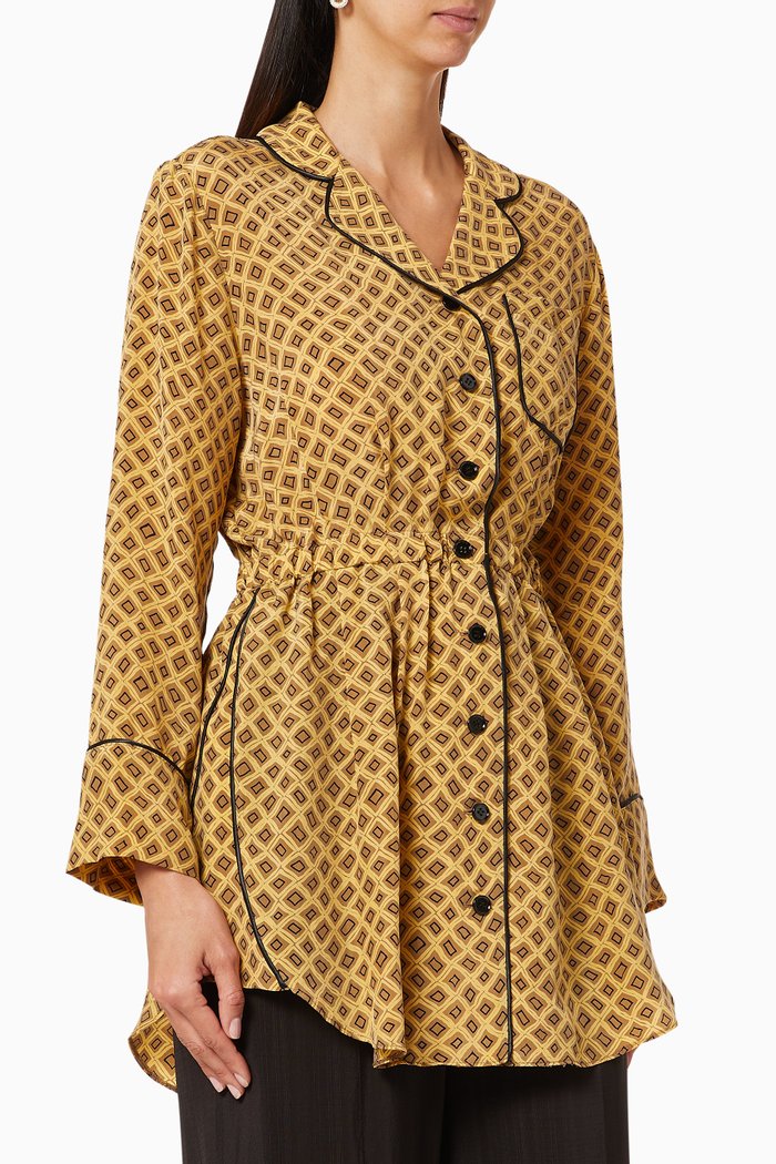 

Printed Tunic, Yellow
